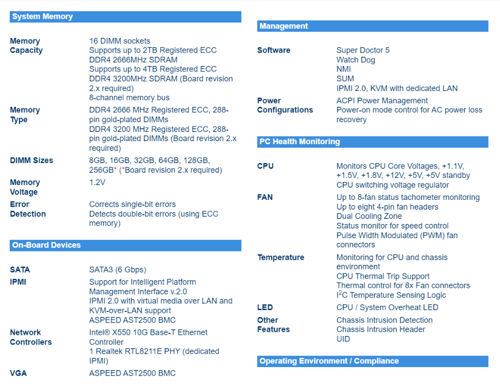 Supermic H11DSi-NT Motherboard - Dual Socket Sp3 Epyc Motherboard 评论和价格