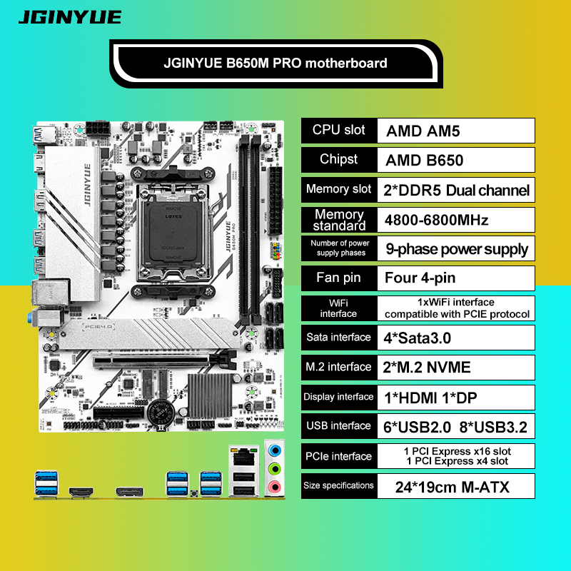 PRO B650M MATX AMD B650 DDR5 6 - X870E Atx Motherboard 评论和价格